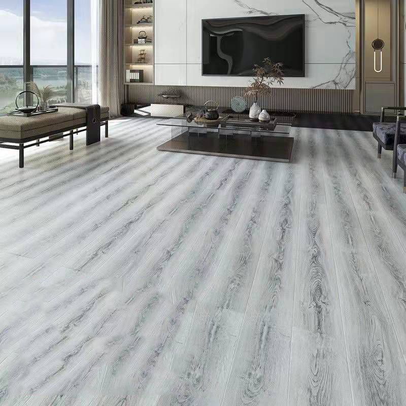 Lisslune | 49"x8" width E0 natural solid wood laminate flooring, click-lock, waterproof