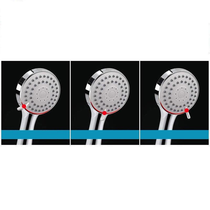 Lisslune | High Pressure 8 Inch Shower Set 3-Function Hand Shower Stainless Steel Square Ceiling Shower Head