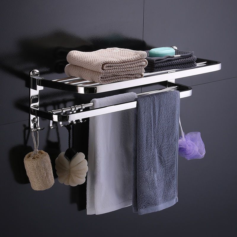 Lisslune | Modern Stainless Steel Bathroom Set Silver Bathroom Accessory Set