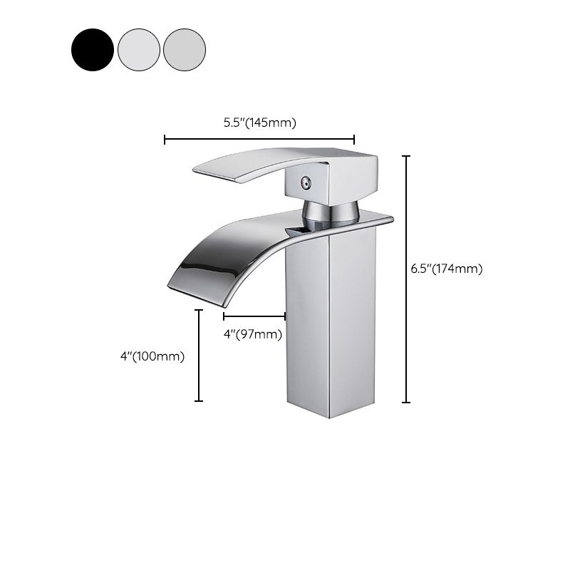 Lisslune | Waterfall Basin Tap Bathroom Faucet Lightweight Luxury Basin Faucet
