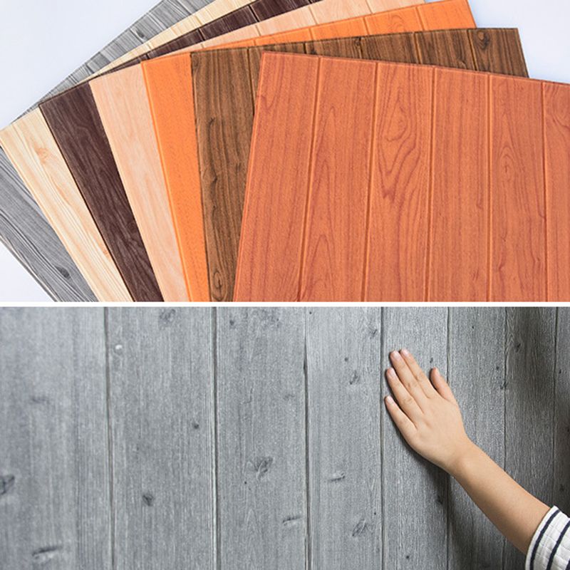 Lisslune | PVC Wall Paneling Smooth Wall Indoor Living Room Planks Set of 2