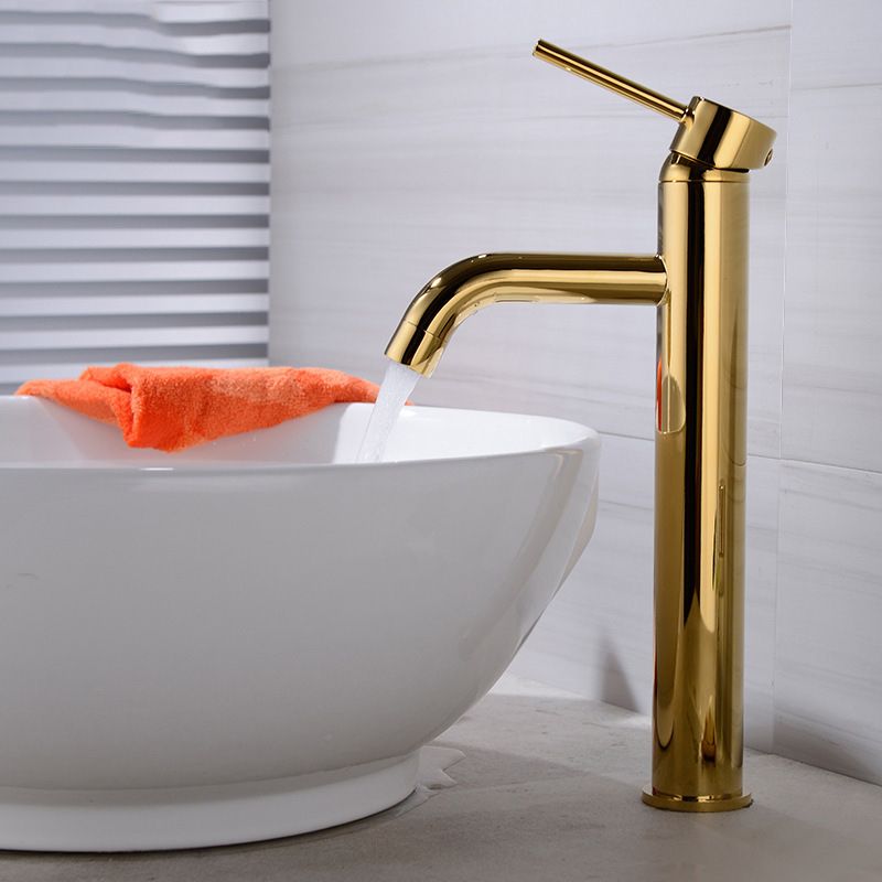 Lisslune | Modern 1-Hand Basin Faucet Geb brushed Gold Vanity Faucet Brass