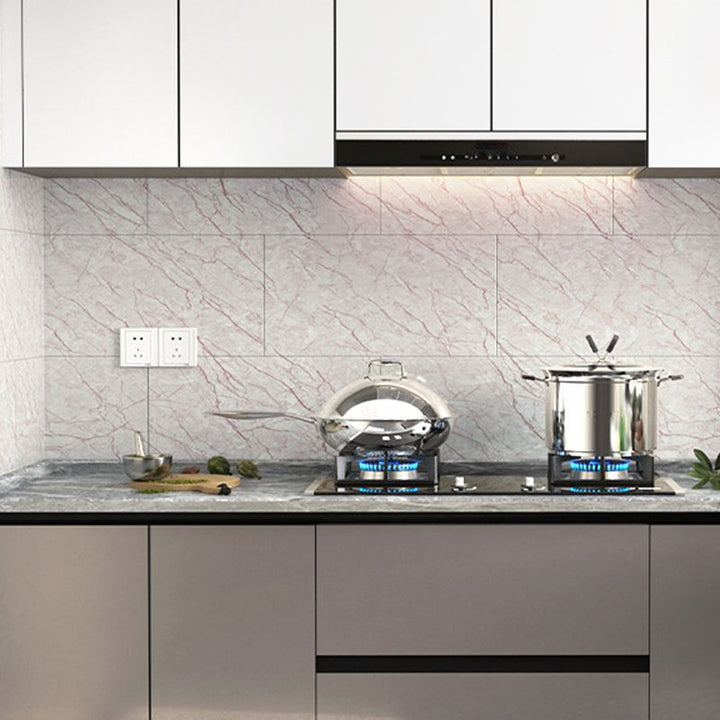 Lisslune | PVC Mosaic Tiles Peel and Stick Tile Kitchen Waterproof Backsplash Peel and Stick Wall Tile