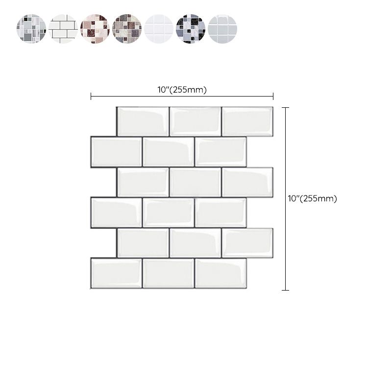 Lisslune | Modern Wallpaper Field Tile/Single Tile Peel and Stick Back Splash Kitchen