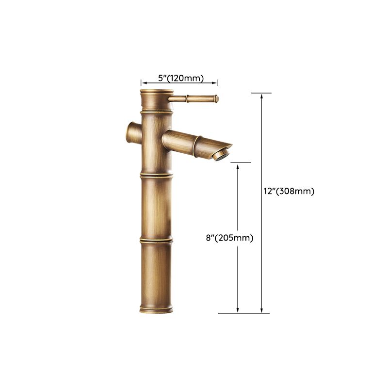 Lisslune | Lever Handle Vessel Faucet Single Hole Basin Faucet Farmhouse Style Sink Faucet