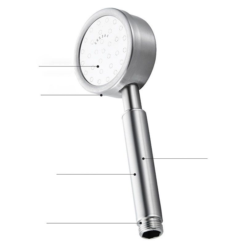 Lisslune | Metal Handheld Showerhead Modern Solid Color Round Showerheads
