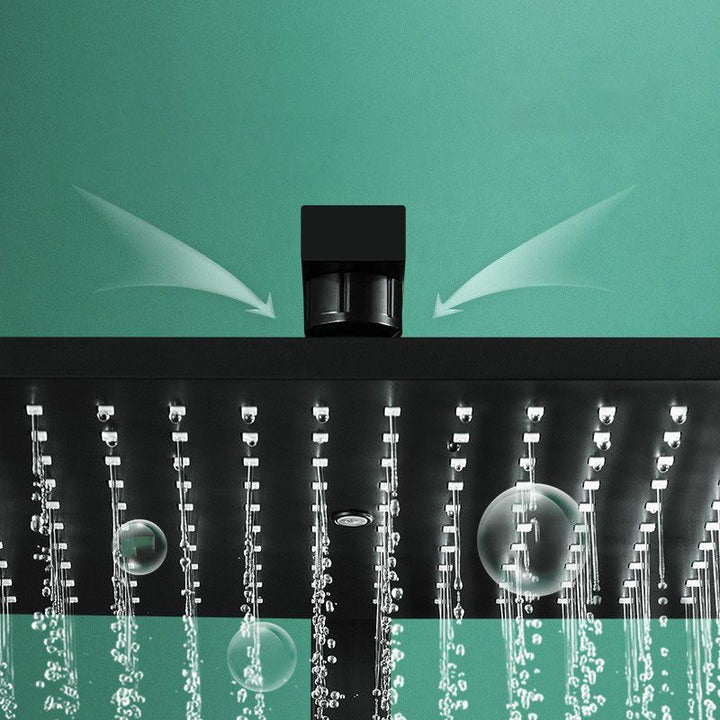 Lisslune | Modern adjustable water flow shower faucet shower hose shower system on the wall