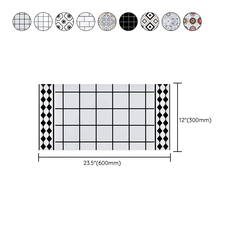 Lisslune | Modern Style Wallpaper Kitchen Single Tile Wallpaper with Rectangular Shape