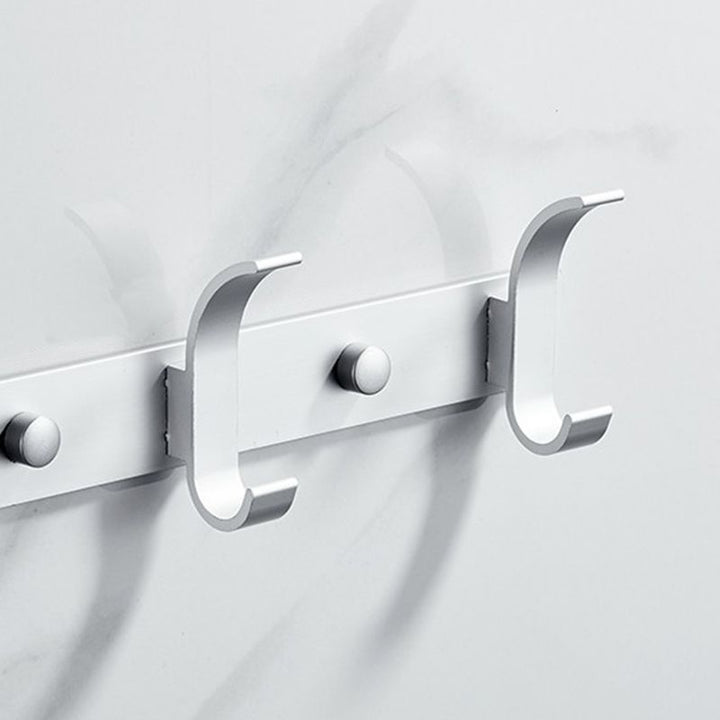 Lisslune | Modern Bathroom Accessories Set Silver/Black Bathroom Accessory Kit