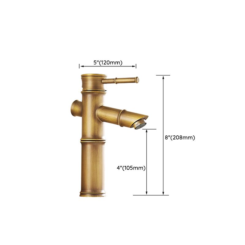 Lisslune | Lever Handle Vessel Faucet Single Hole Basin Faucet Farmhouse Style Sink Faucet