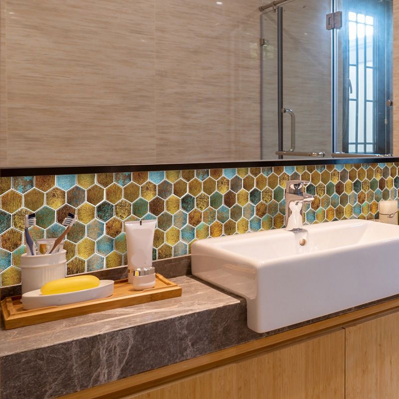 Lisslune | Tile Stripping & Bonding Plastic Waterproof Hexagonal Tile Stripping & Bonding for Shower