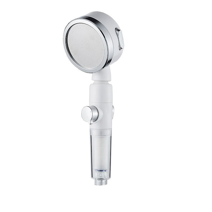Lisslune | Modern Handheld Showerhead Silver Round Standard Showerheads