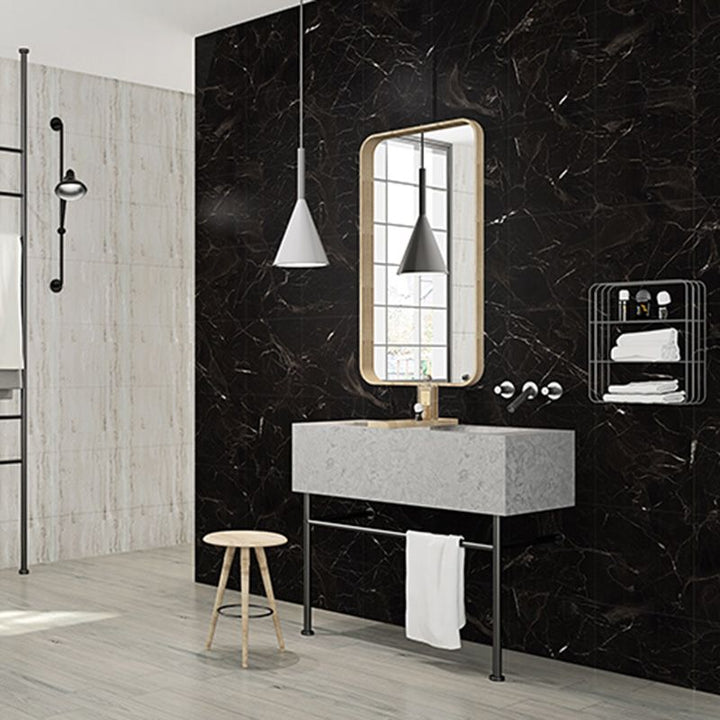 Lisslune | Contemporary Peel-and-Stick Wall Tiles Bathroom Field Tiles Wallpaper