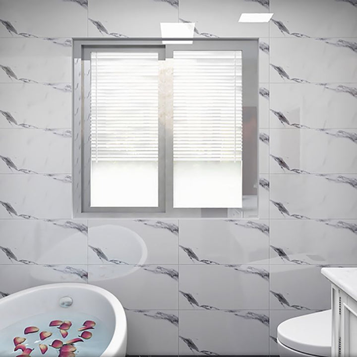 Lisslune | 20 Pack PVC Rectangular Peel & Stick Subway Tiles Kitchen and Bathroom Splashback