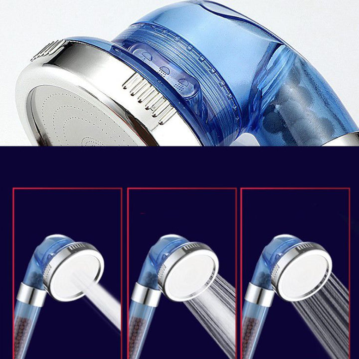 Lisslune | Modern Handheld Shower Plastic 3 Spray Handheld Showerhead Water Filtration Shower Combination