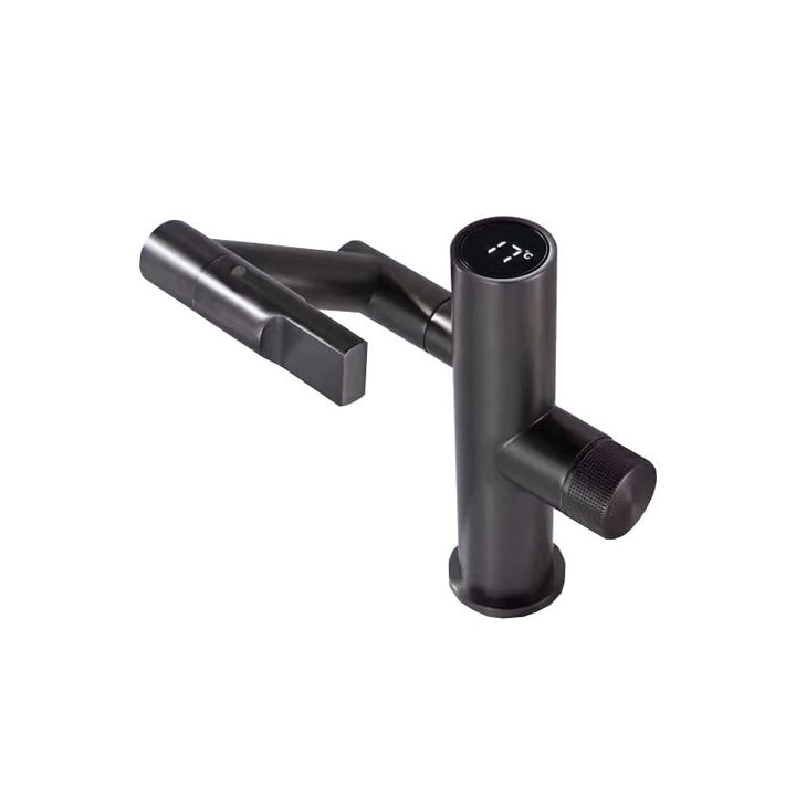 Lisslune | Modern Vessel Sink Faucet Copper 1-Handle Low Arc Vessel Faucet for the Bathroom