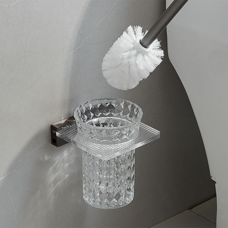 Lisslune | Modern Bathroom Set Gray Towel Rack Bathroom Shelf Bathroom Accessories Set