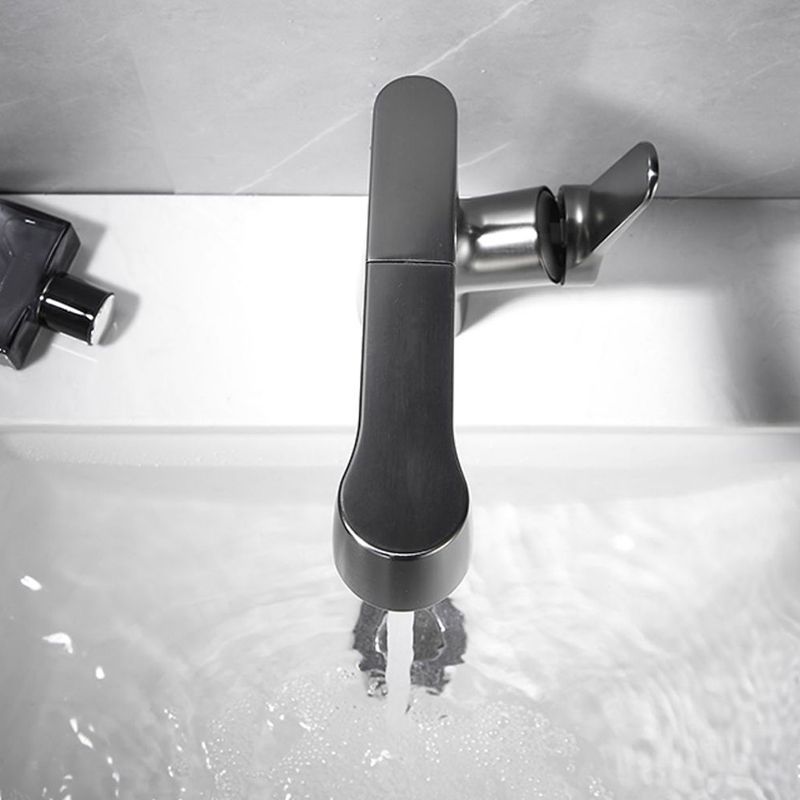 Lisslune | 1-Handle Brush Nickel Widespread Faucet Single Hole Bathroom Vessel Faucet with Brass