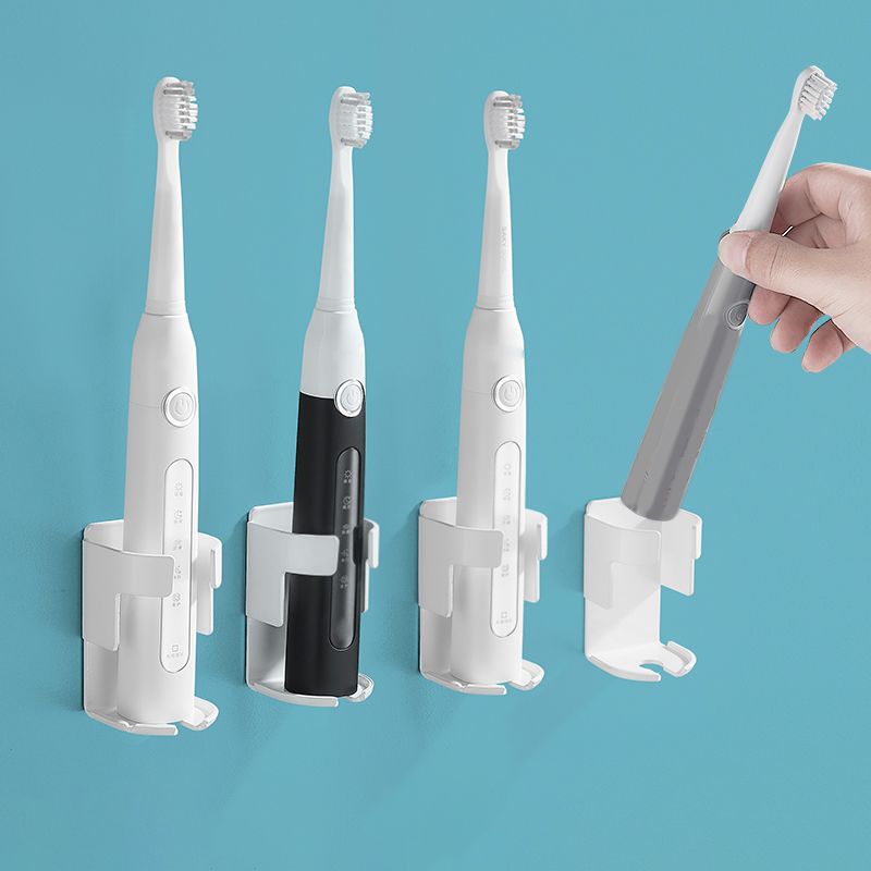 Lisslune | Modern Black/White 4-piece Bathroom Accessory Set, Toothbrush Holder