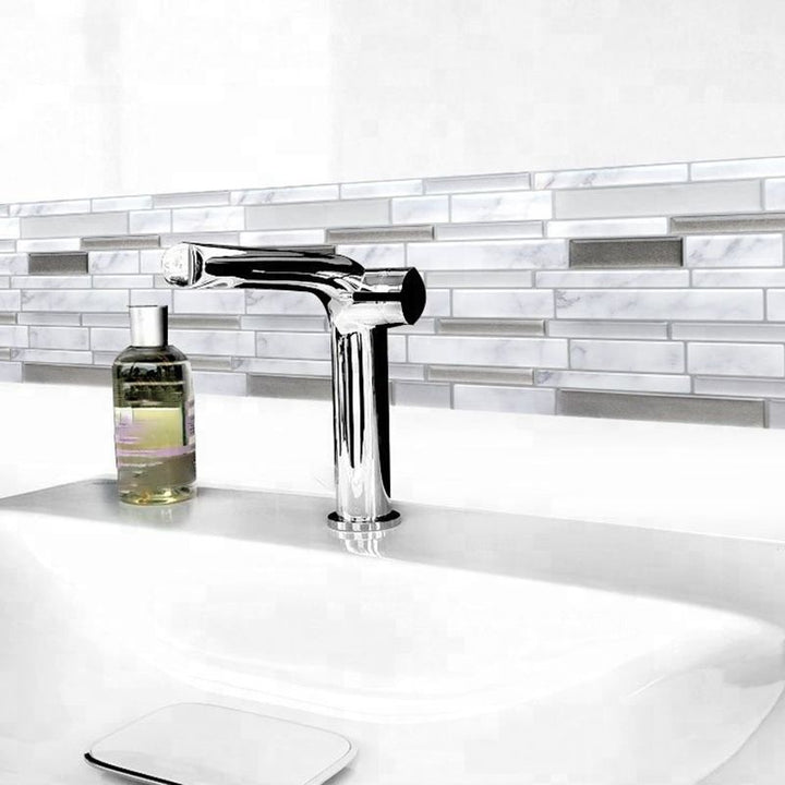 Lisslune | Floor and wall tile kitchen brick look for peeling and sticking waterproof wall tile
