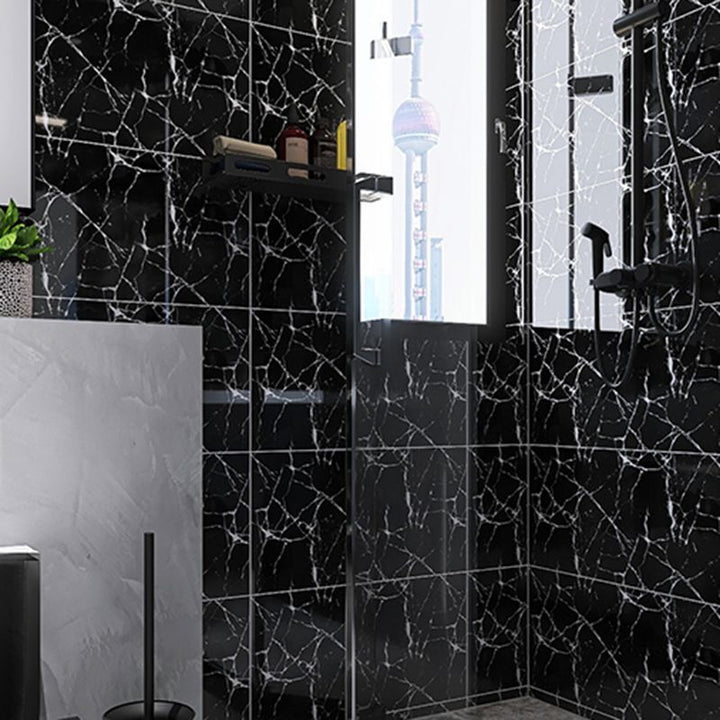 Lisslune | Modern Bathroom Wall Tile Peel and Stick Waterproof Artificial Ceramic Tile