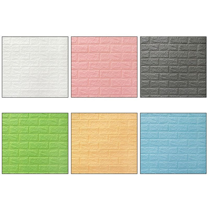 Lisslune | 3D-embossed wall panels Color Waterproof Foam Interior wall tile