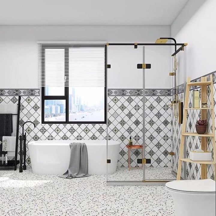 Lisslune | Rectangular Peel & Stick Tile PVC Single Tile for Kitchen and Bath