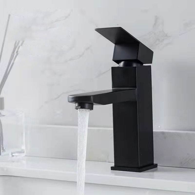 Lisslune | Basic Centered Sink Faucet Monochrome Faucet Sink Bathroom Faucet