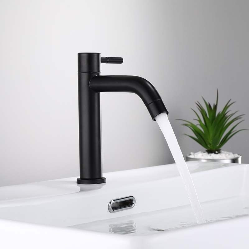 Lisslune | Industrial Vessel Fitting Stainless Steel Lever Handle Basin Mixer