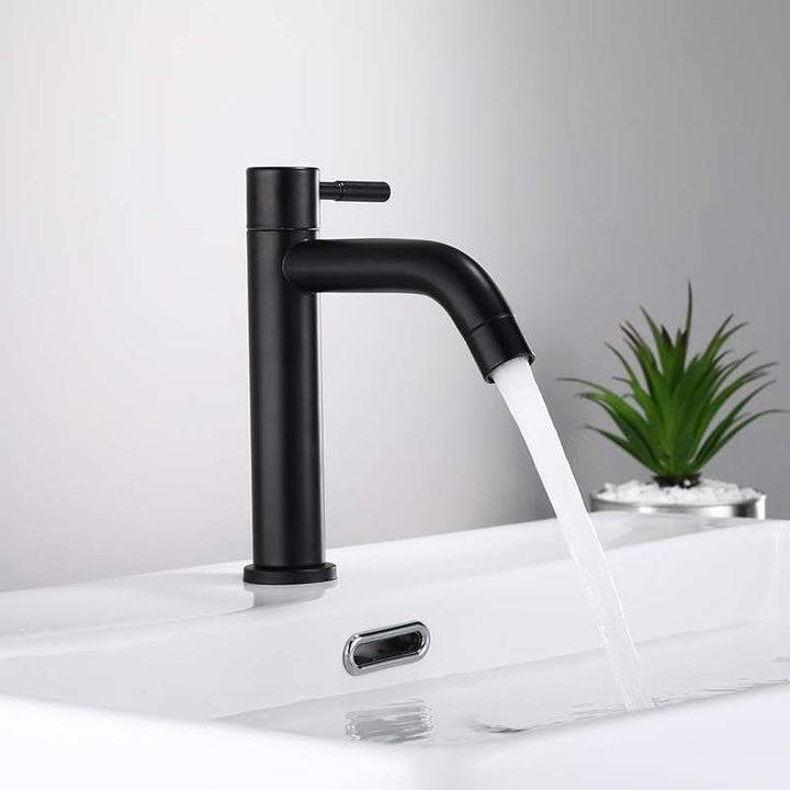 Lisslune | Industrial Vessel Fitting Stainless Steel Lever Handle Basin Mixer