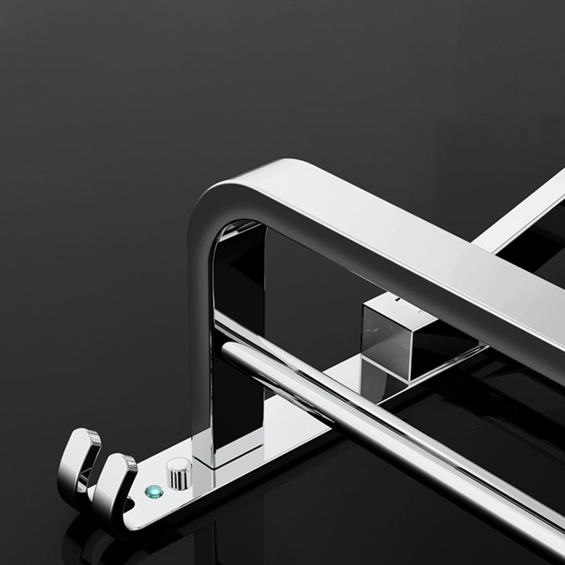 Lisslune | Modern Bathroom Accessory Set Silver Metal Bathroom Accessory