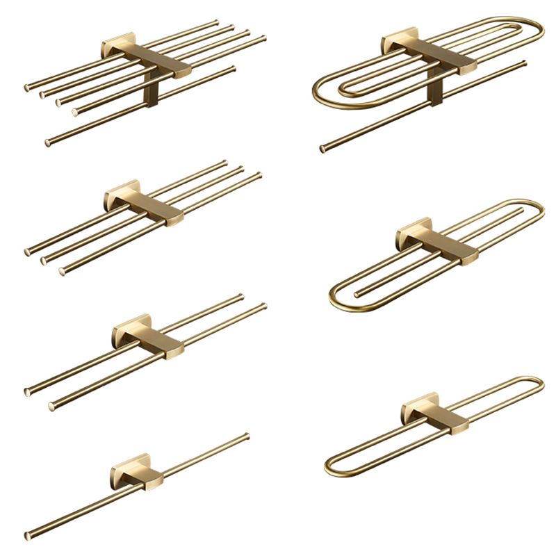 Lisslune | Traditional Golden Bath Accessories Set Brass Bathroom Accessories Kit