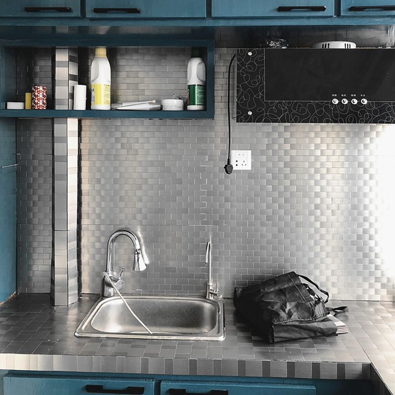 Lisslune | Square Peel & Stick Mosaic Tile Waterproof Mosaic Tiles Wallpaper