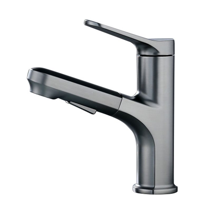Lisslune | Contemporary Style Centerset Water Faucets Bathroom Fixtures with Lever Handle