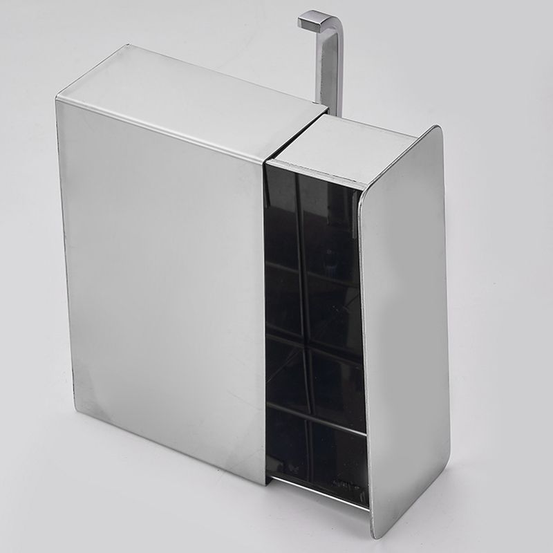 Lisslune | 2-piece stainless steel classic bathroom accessory set black & chrome paper holder
