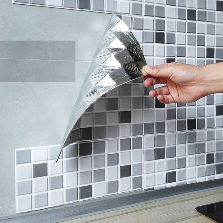 Lisslune | Waterproof Peel & Stick PVC Mosaic Tiles Mosaic Tiles Wallpaper
