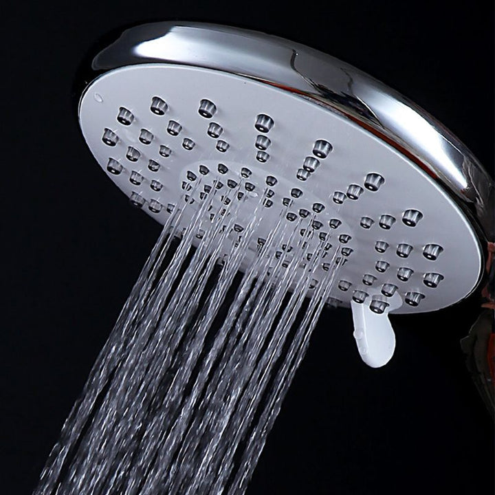 Lisslune | Basic Shower Head Round Plastic Handheld Shower Head in Silver