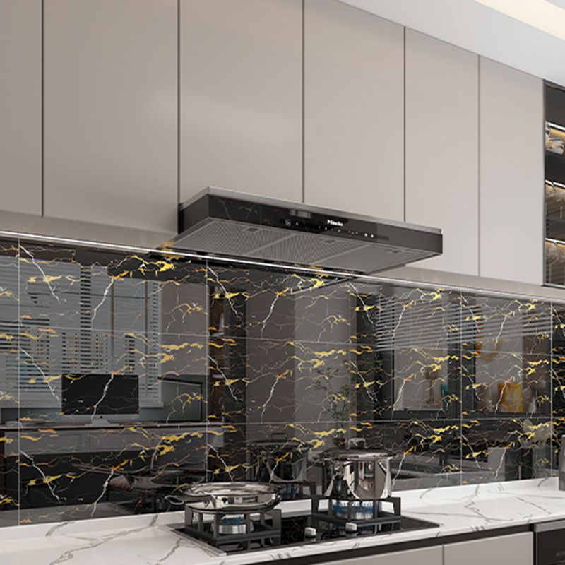 Lisslune | Modern Peel and Stick Tile PVC Rectangular 10 Pack Peel & Stick Field Tile for the Kitchen