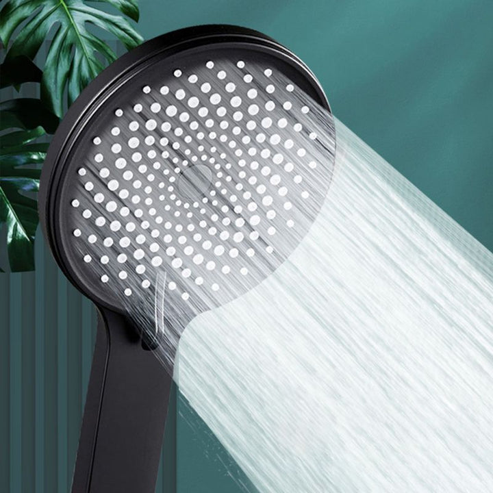 Lisslune | Contemporary round shower head in solid color handheld shower head for the bathroom