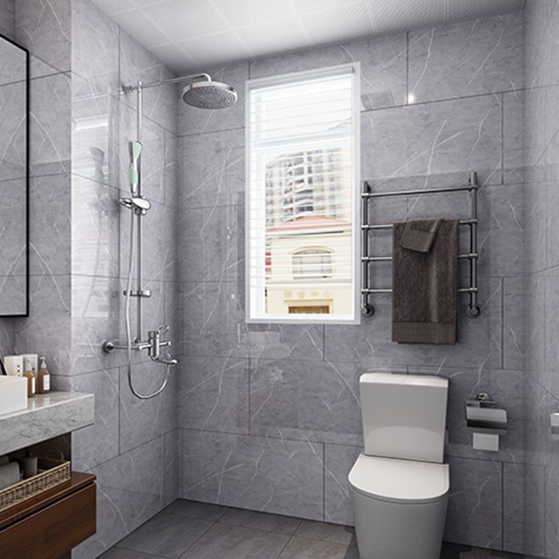 Lisslune | Contemporary Style Wallpaper Single Panel Bathroom Wallpaper with Rectangular Shape