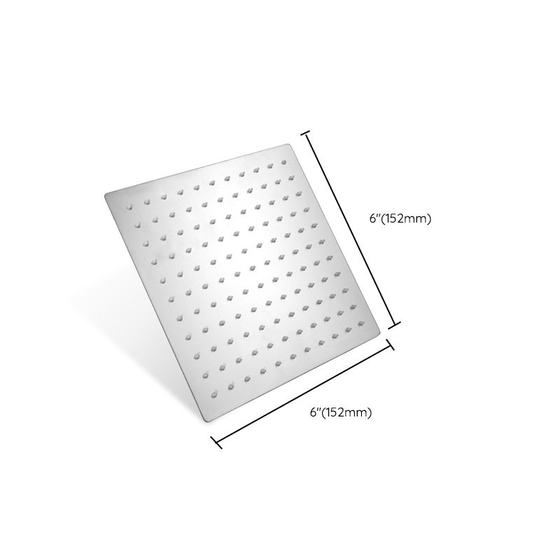 Lisslune | Stainless Steel Fixed Shower Head in Silver H2Okinetic Technology Shower Head