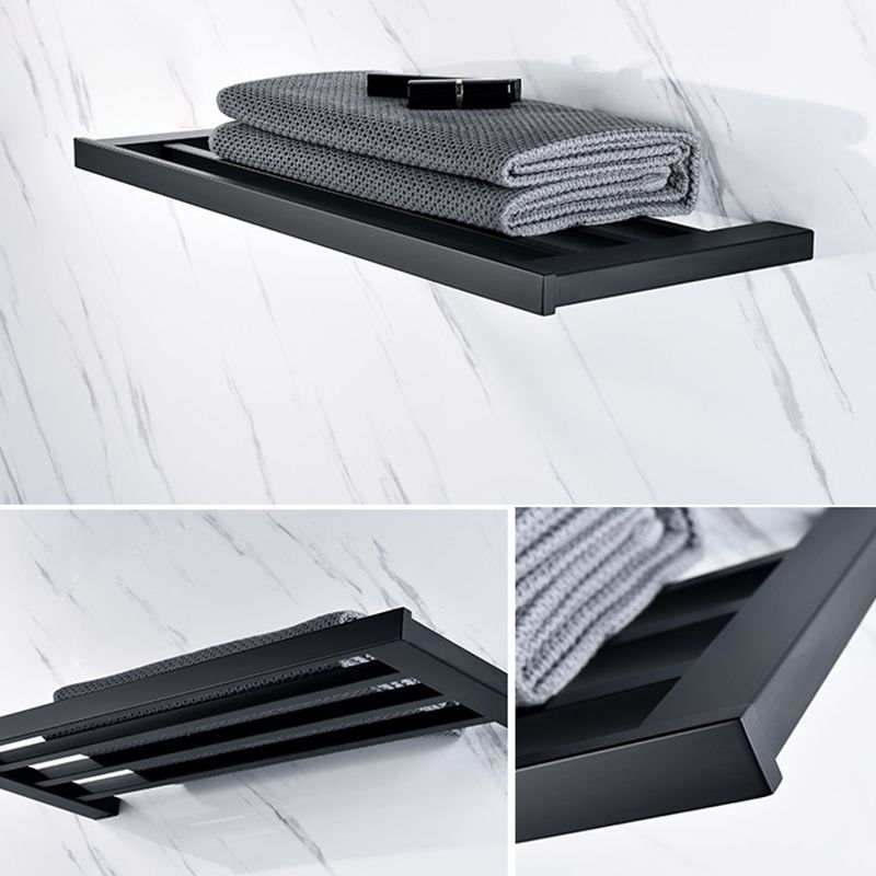 Lisslune | 5-piece Modernism Bathroom Accessory Set in Matte Black Stainless Steel