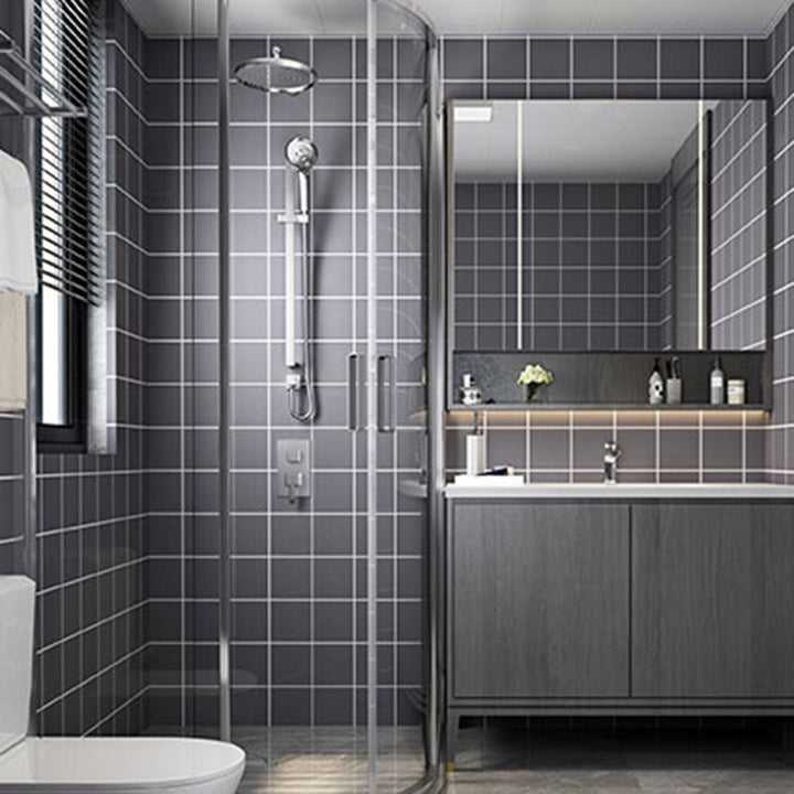 Lisslune | Contemporary Wallpaper Single Panel Bathroom Wallpaper with Rectangular Shape