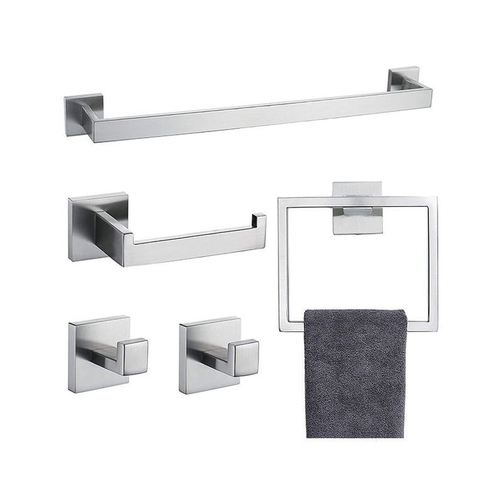 Lisslune | Stainless Steel Bathroom Accessories as Single Piece or in Set Modern Bathroom Hardware