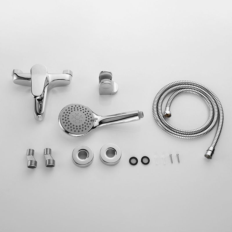 Lisslune | Bathroom Bathtub Pull-Out Wall-Mounted Hand Shower Fixed Bathtub Faucet