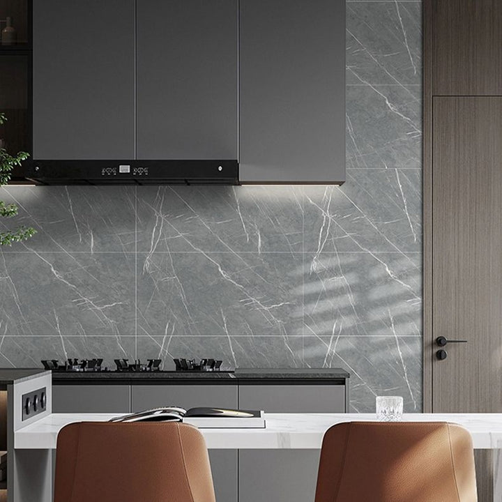 Lisslune | Modern Peel-and-Stick Tiles PVC Wallpaper for Floor and Wall