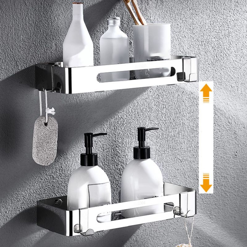 Lisslune | Modern Stainless Steel Bath Shelf Paper Holder Bathroom Accessory Set