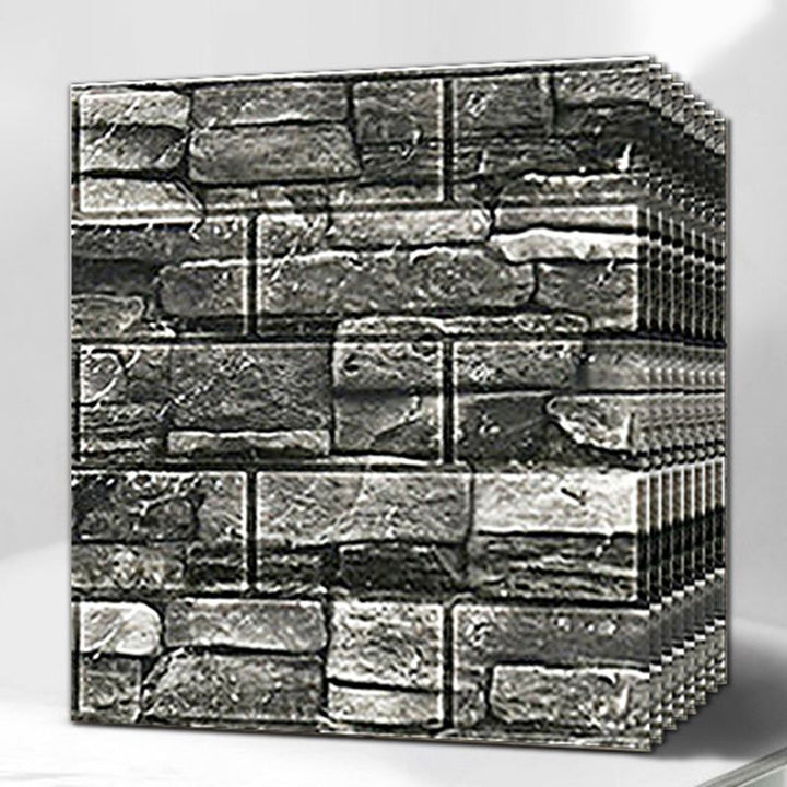 Lisslune | PVC Wall Cladding Smooth Wall Interior 3D Living Room Panels Set of 2
