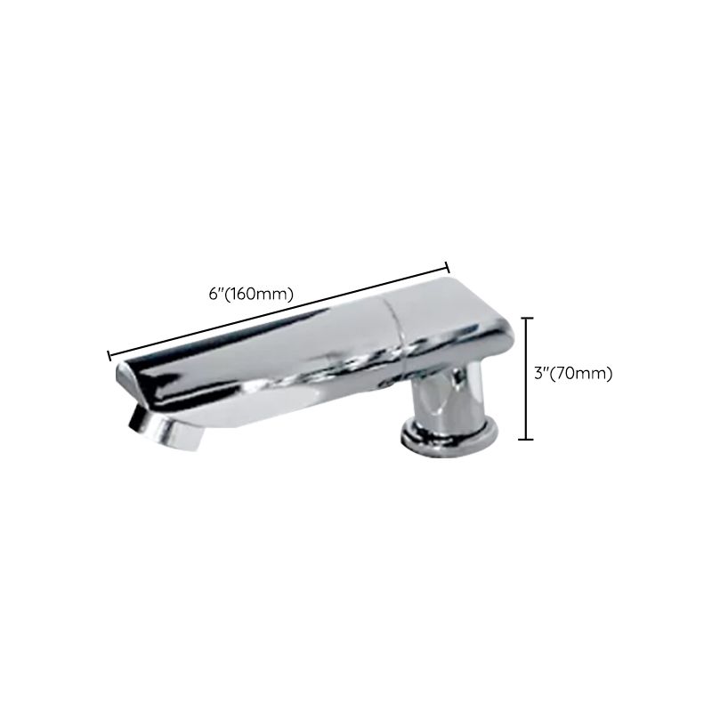 Lisslune | Wall-mounted Copper Roman Bathtub Faucet Low Arc Roman Bathtub Filler Trim