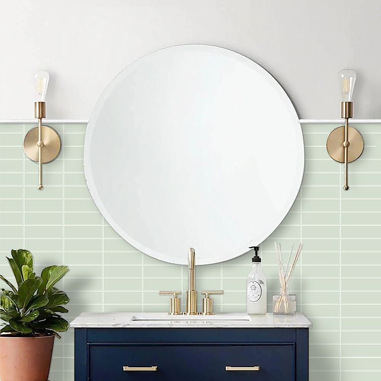 Lisslune | Peel and stick tiles Waterproof plastic rectangular peel and stick tile for the kitchen 2-pack